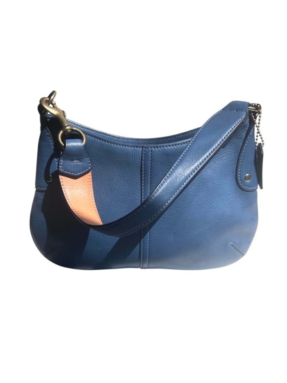 Vintage Coach 9604 Milbrook Demi Cowhide  Leather Hobo Bag